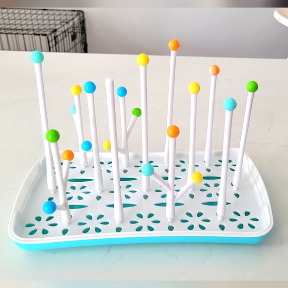 Large Capacity Baby Bottle Drying Rack With Drip Tray. - Picture 4 of 7